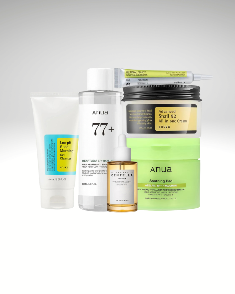 BOX SKINCARE CORÉENNE SELON LE TYPE DE PEAU