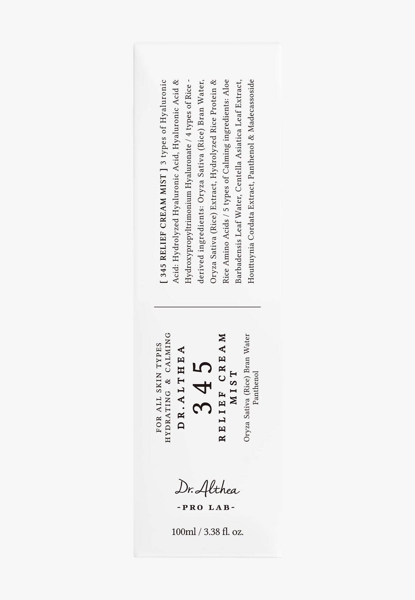Dr. Althea 345 Relief Cream Mist – Brume Hydratante Apaisante Visage (Peaux Sensibles)