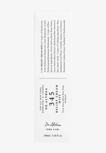 Dr. Althea 345 Relief Cream Mist – Brume Hydratante Apaisante Visage (Peaux Sensibles)