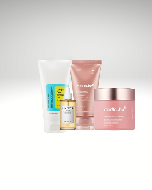 BOX Starter K-Beauty  – Routine Skincare Coréenne Débutant & Peau Éclatante- NOUVEAUTE